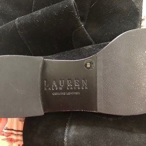 Knee high black boots